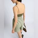 Topshop NWT  Sage Green Bermuda Shorts in pleather Photo 2