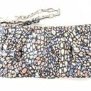 Sondra Roberts  Snake Print Clutch with Silver Chain Handle Photo 1