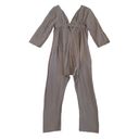 Free People  DOLPHIN Endless Summer Right on Cue Khaki Harem Jumpsuit Romper SP Photo 4