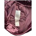 Abound New Nordstrom  Crushed Velvet Velour Mini Retro 90s Y2K Skirt Burgundy M Photo 3