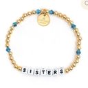 BaubleBar NWT Little Words Project - SISTERS Gold Filled and Crystal Photo 0