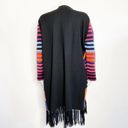 Mara Hoffman  Striped Fringe Cardigan Knit Photo 98