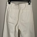 Everlane  White Wide Leg Ankle Crop Pants (Size 6) Photo 6