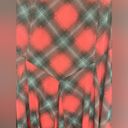 Kimchi Blue  Women's Plaid Red Long Skirt High Waist Photo 3