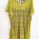 City Chic  Chartreuse Lace Overlay Mini Dress Size XXL / 24 Photo 1