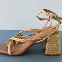 Madden Girl Marrvel Strappy Thong City Raffia Heel Sandals Photo 4