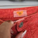 Antik Denim  VTG Y2K Coral Embroidered Corduroy Low Rise Flares Pants Photo 5