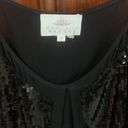 Madison Marcus Black Sequin Top Photo 2