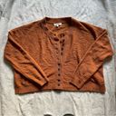 Madewell  Brampton Cropped Cotton Knit Cardigan Sweater Small Photo 2