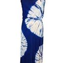 INC  Womens Petite Small PS Blue Tie Dye Maxi Dress Rhinestones Sleeveless NWT Photo 0