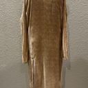 Michelle Mason  Cut Off Long Sleeve Velvet Dress, Size 4 Photo 0