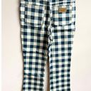 Wrangler ★ NWT -  Picnic Blue Plaid Crop Jeans ★ Photo 4