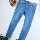 Theory  Medium Wash Blue Denim Dracie Smyth Skinny Jeans Women's Size 4 Photo 3