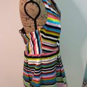 Gabby Skye Taylor Halter Striped Dress Size 10 Photo 5