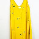 Popsugar  Yellow Floral‎ Button Front Dress Size Medium Photo 4