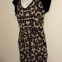 Rebecca Taylor Silk LEOPARD BLOCK Mini Dress color black & cream Size US 4 NWT Photo 13