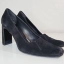 DKNY  Vintage Suede Round Square Toe Block Heel 4.25 in Size 8 M Photo 0