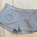 BCBG Max Azria Shorts Faux Suede Going out Style Grey Medium Style Phillia Med Photo 0