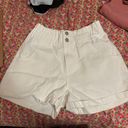 Pink Lily White Jean Shorts  Photo 0