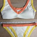 l*space NWT L* Lala Ribbed Bikini Top Vacay Ribbed Bikini Swim Bottoms XS Set Photo 1