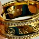 Michael Kors Gold-Tone Brass Eternity Ring Size 6 Photo 7