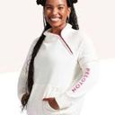 Peloton  Incline Side Zip Pullover - Cream & Pink, NWT Photo 1