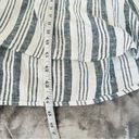 Time And Tru Linen Rayon XXXL 3XL Blue White Striped Sun Dress Pockets Tie Waist Photo 12