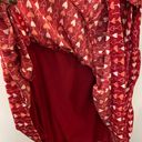 Entro Woman's V-Neck Fit & Flare Red Dress XL Photo 7