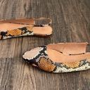 Madewell  The Margot Snake Embossed Slingback Leather  Flats Photo 7