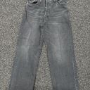 Levi's Levi’s Ribcage Straight Dark Wash Gray Jeans Photo 0