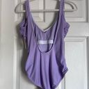 Juicy Couture  Black Label Lavender One Piece Retro Swimsuit Small NWT Photo 6