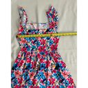 Loemes Summer Cute Floral Flowy‎ Knee Length Sundressses Beach Dress Photo 3