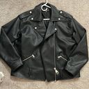 Missguided Misguided Oversized Faux Leather Jacket Photo 1