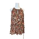 Show Me Your Mumu  Lasso Mini Dress Paisley Print Tassels Open Back Halter S Photo 2