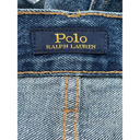 Polo  Ralph Lauren Womens Callen Slim Skinny Jeans Blue Slit Leg Beads 26 New Photo 8