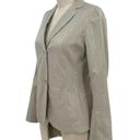 Jil Sander  Cream Greige Wool Blend Two-Button Suiting Blazer Size 34 / US 2 Photo 3