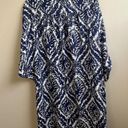 Lilly Pulitzer  Wilda Caftan Dress in Bright Navy In the Groove Size XL Photo 2