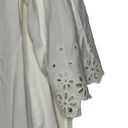 Daniel Cremieux  Blouse Top Size Small White With Floral Lace Rayon Womens Photo 2