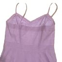 The Loft Anne Taylor NWOT Sz 8 Linen Lilac Purple Knee Length Classic Swing Dress Photo 5