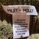 Miley + Molly Olive Distressed Sweater Photo 3