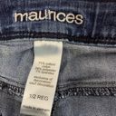 Maurice's  Junior Women's Straight Leg Denim Jeans Size 1/2 Regular Photo 2