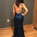 Sherri Hill Prom Long Scoop Neck Fitted Dress Photo 1