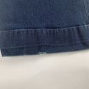 Lacoste Women's  Sz 36 4 Dark Wash Flare Wide Leg Denim Jeans Pockets Cotton Photo 6