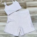 SKIMS  Light Pink Cozy Shorts and Tank Set Women’s 2XL/3XL Photo 0