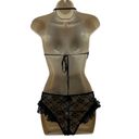 H.I.P.  & Curves Black Lace Bodysuit Style 50222 1X Plus Size Lingerie Photo 6