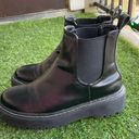 SheIn Black Chelsea Leather Boots Photo 2