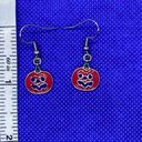 New Cute little pumpkin fall drop dangle earrings Photo 1