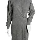 CAbi  Dress Womens XS Gray Obsidian Put On Crewneck Sweatshirt Neutral Minimalist Photo 0