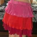 Pink Lily Tiered Skirt Photo 1