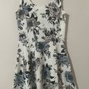 Divided Floral Skater Dress Photo 0